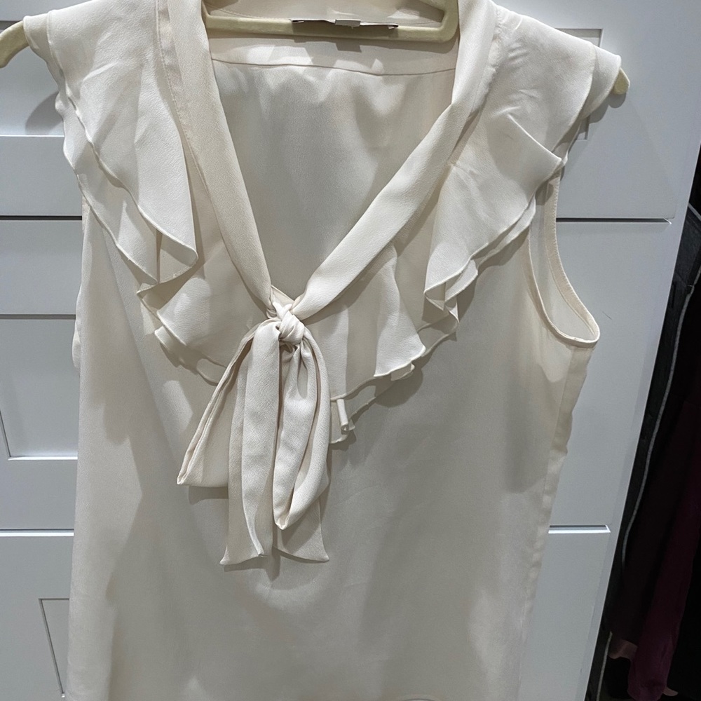 Loft off-white top